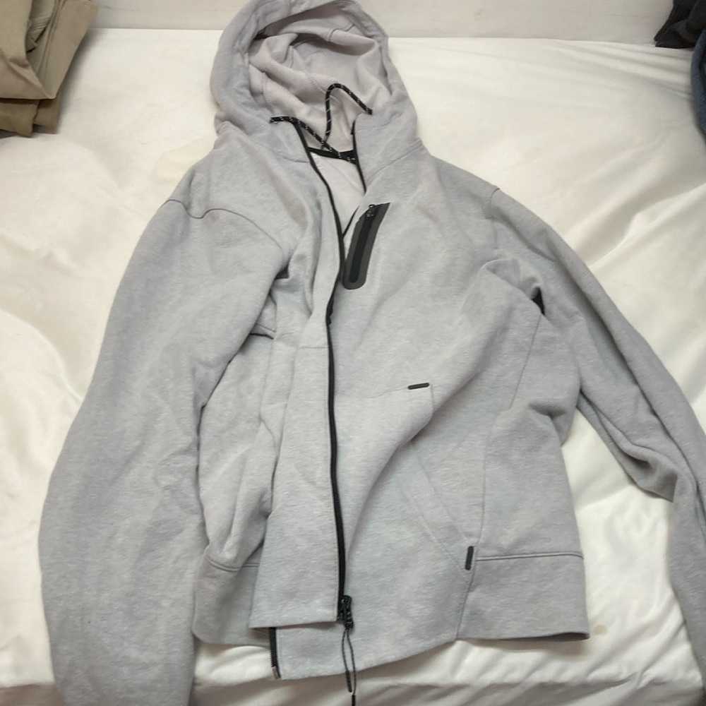 Large full zip sweater
